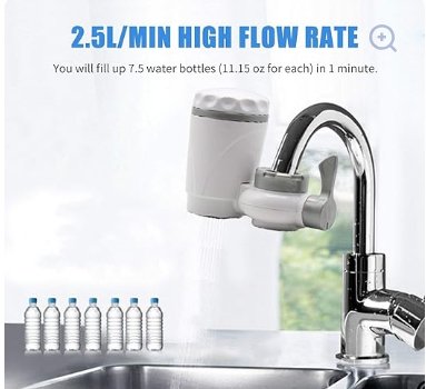 Faucet Water Filter with Activated Carbon