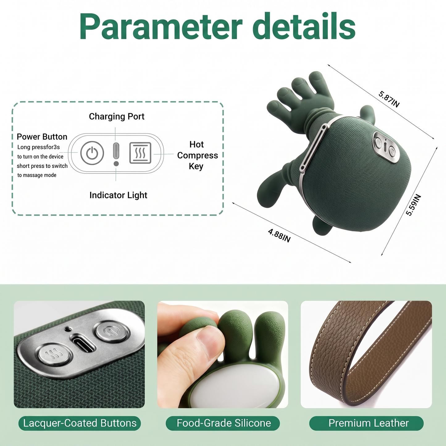 Low-Weight Premium Shoulder And Neck Massager