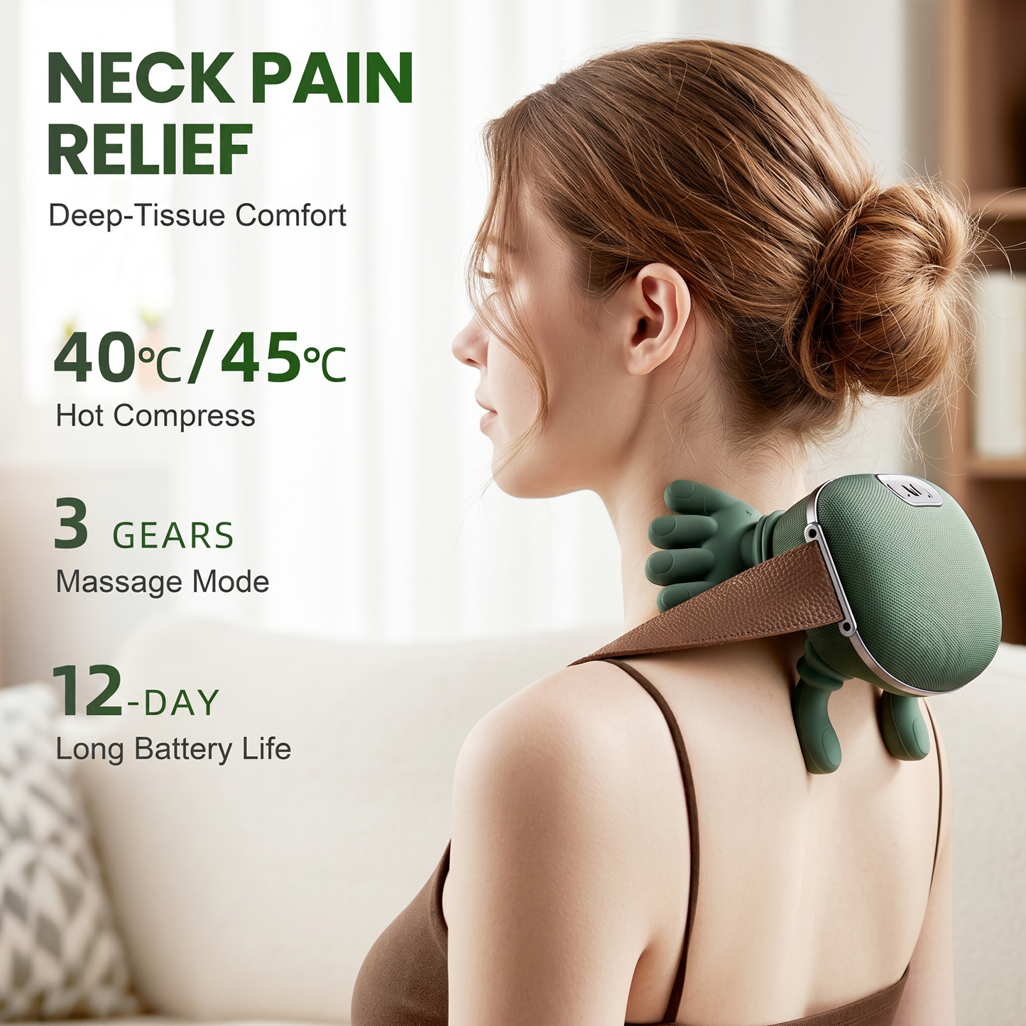 Low-Weight Premium Shoulder And Neck Massager