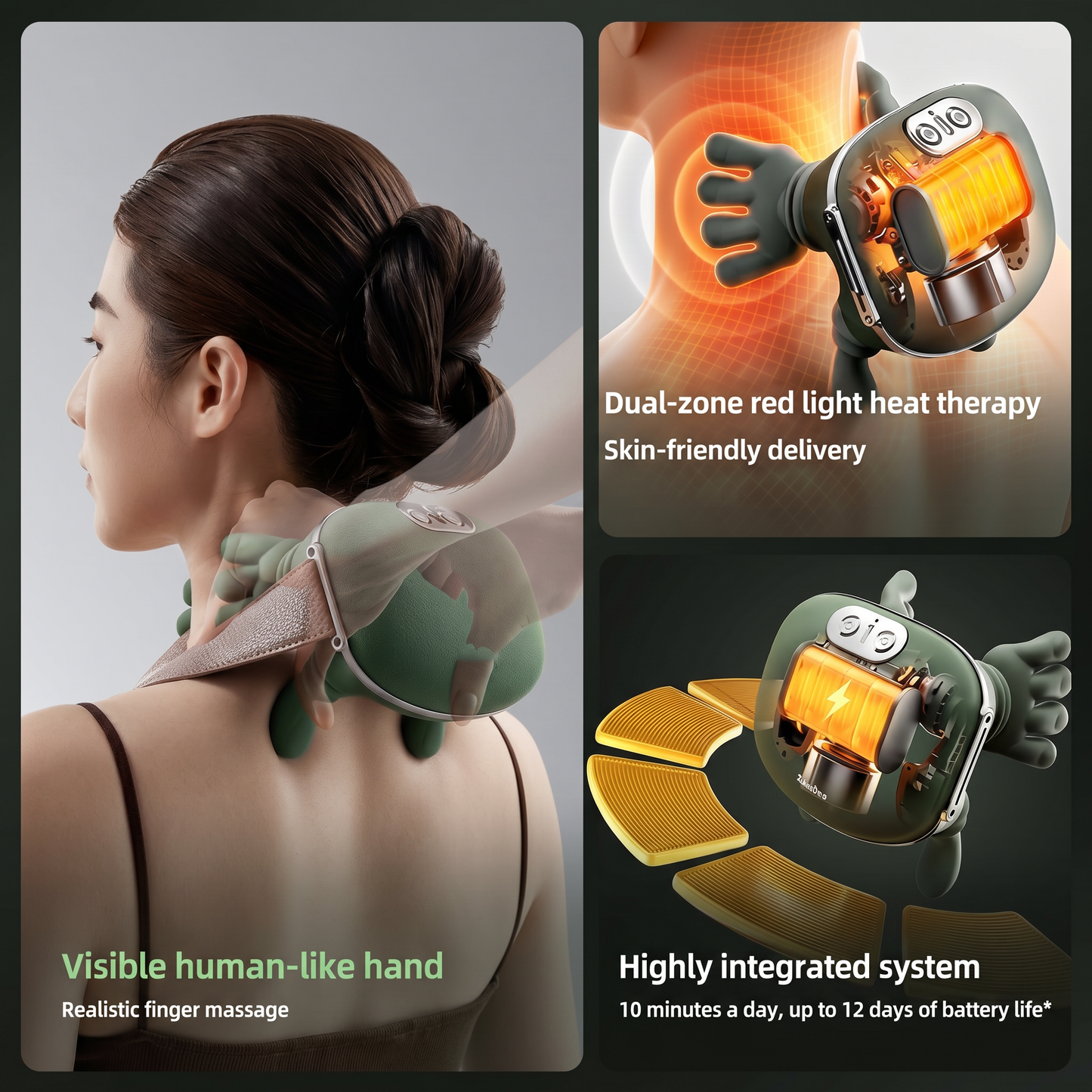 Low-Weight Premium Shoulder And Neck Massager