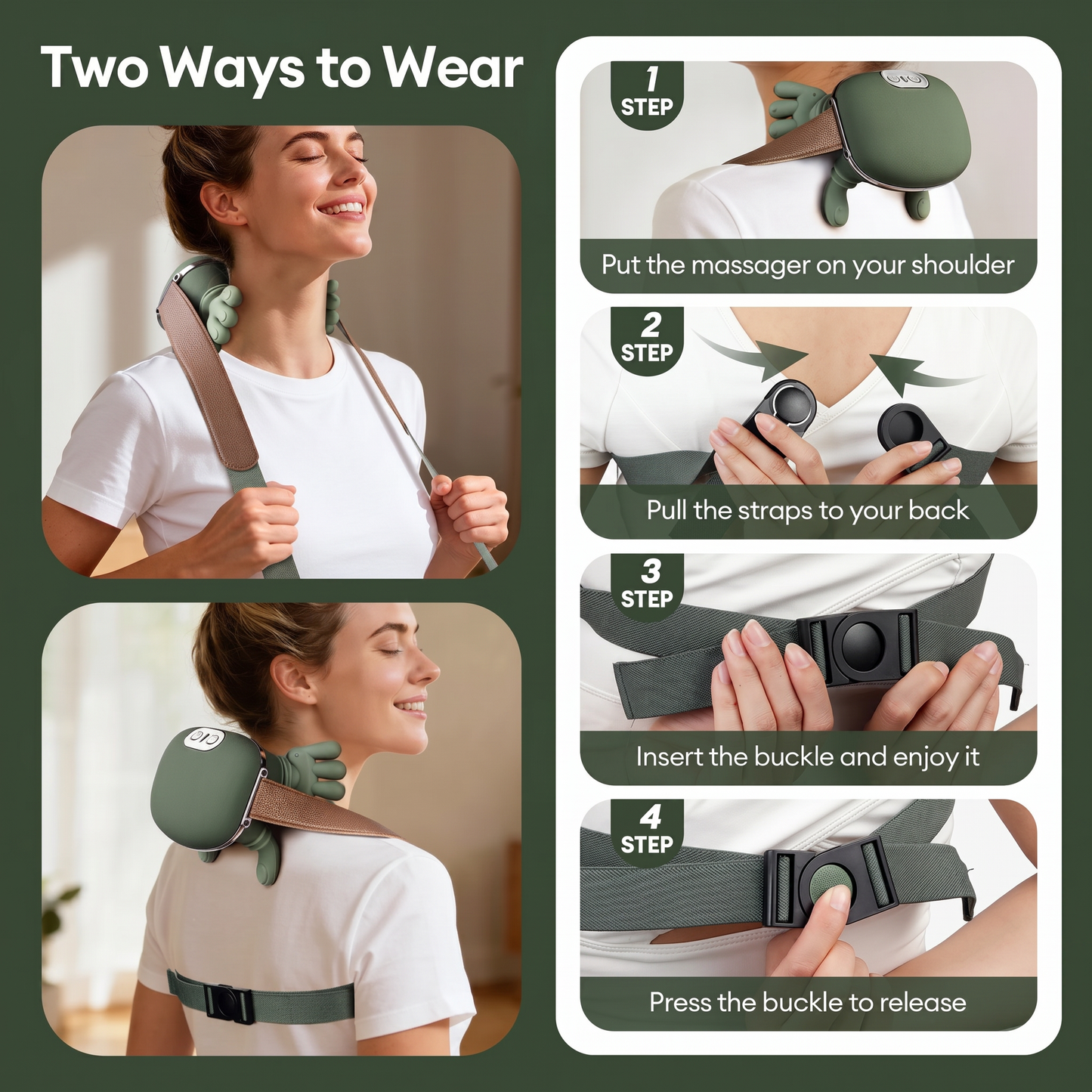Low-Weight Premium Shoulder And Neck Massager